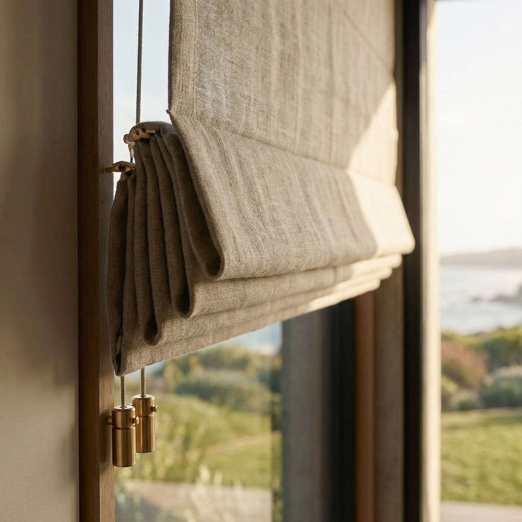 Pacific Palisades Residence — residential drapery installation detail 3