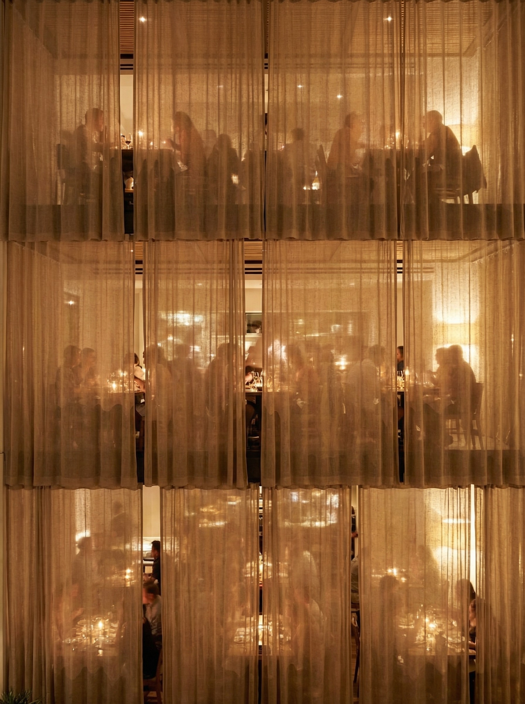 Soho House Malibu — hospitality drapery installation detail 5